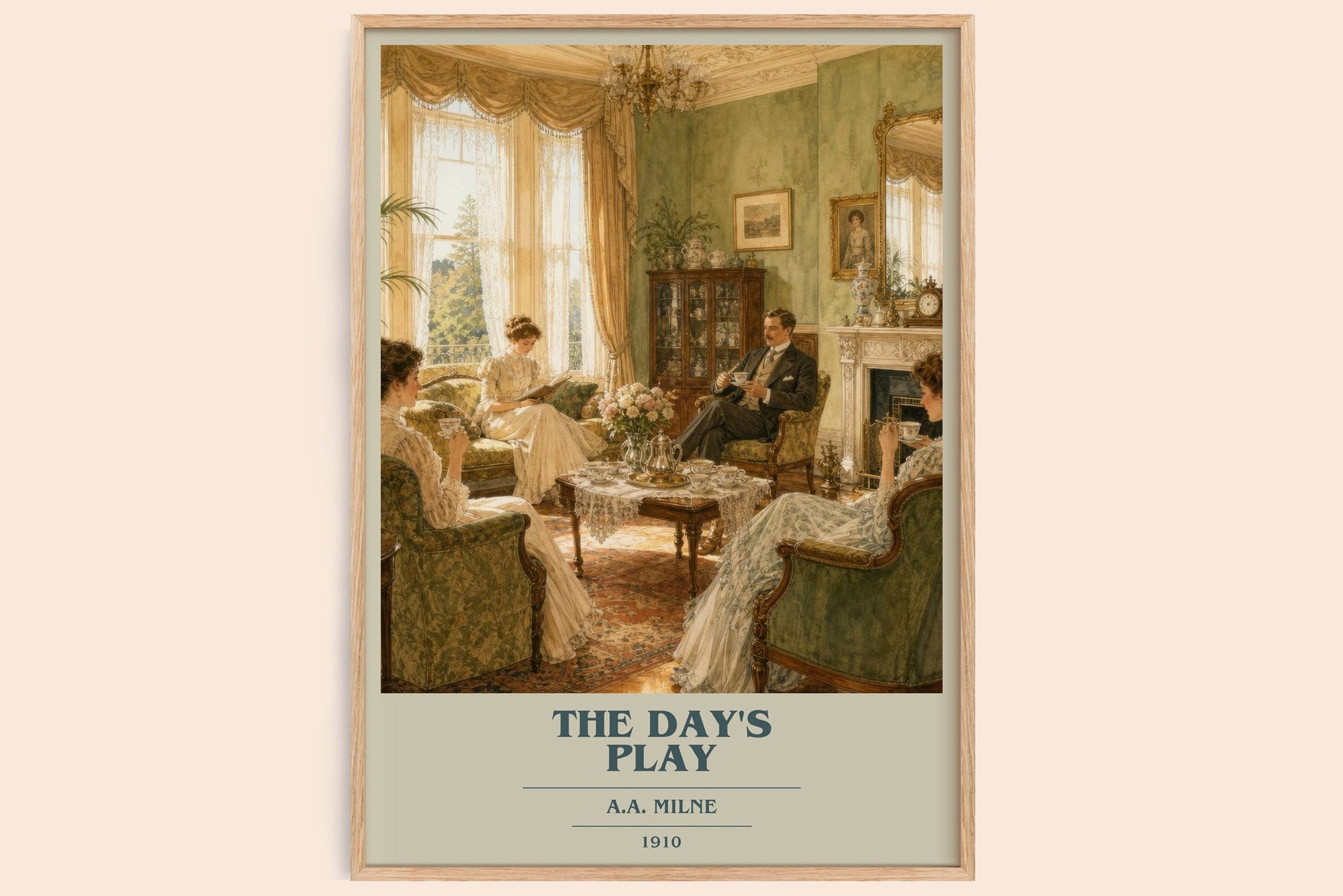 The Day'S Play Book Cover Poster by A.A. Milne
