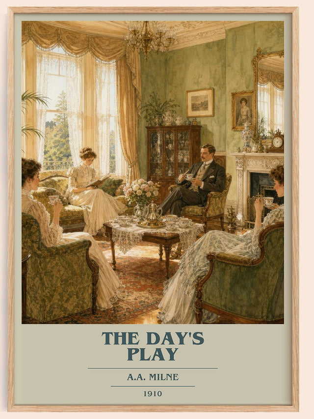 The Day'S Play Book Cover Poster by A.A. Milne