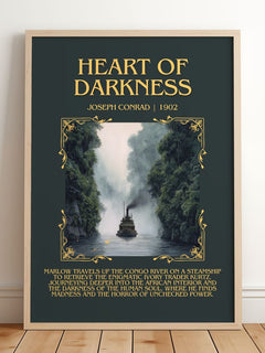 Heart Of Darkness Minimalist Book Poster by Joseph Conrad – image 2