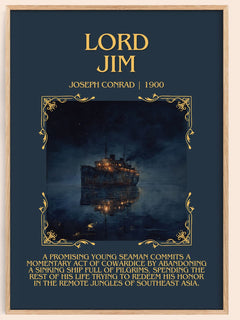 Lord Jim Minimalist Book Poster by Joseph Conrad – image 1