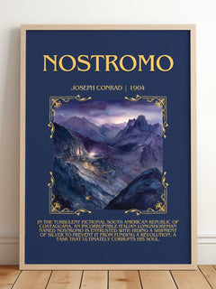 Nostromo Minimalist Book Poster by Joseph Conrad – image 2