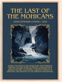Last Of The Mohicans Minimalist Book Poster by James Fenimore Cooper – image 1