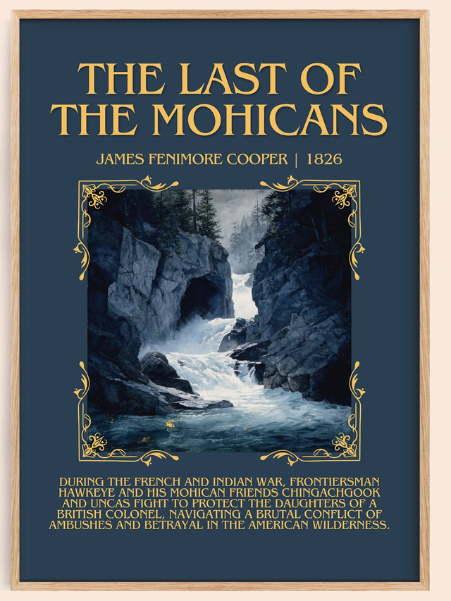 Last Of The Mohicans Minimalist Book Poster by James Fenimore Cooper