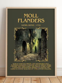Moll Flanders Minimalist Book Poster by Daniel Defoe – image 2