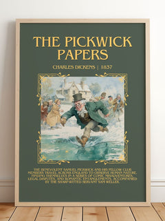The Pickwick Papers Minimalist Book Poster by Charles Dickens – image 2