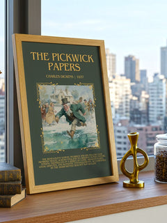 The Pickwick Papers Minimalist Book Poster by Charles Dickens – image 3