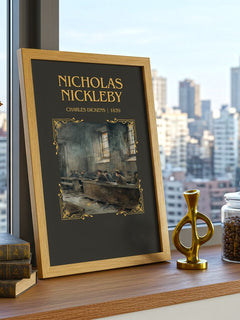 Nicholas Nickleby Minimalist Book Poster by Charles Dickens – image 3