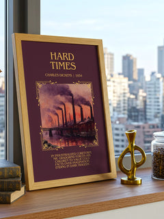 Hard Times Minimalist Book Poster by Charles Dickens – image 3