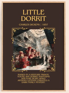 Little Dorrit Minimalist Book Poster by Charles Dickens – image 1