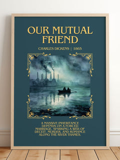 Our Mutual Friend Minimalist Book Poster by Charles Dickens – image 2