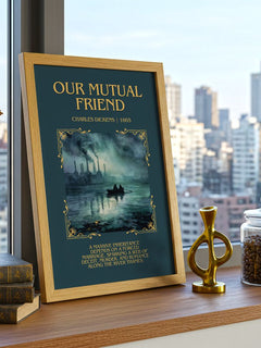 Our Mutual Friend Minimalist Book Poster by Charles Dickens – image 3