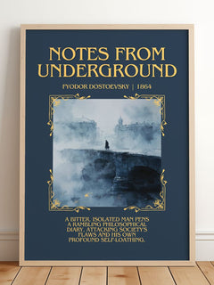 Notes From Underground Minimalist Book Poster by Fyodor Dostoevsky – image 2