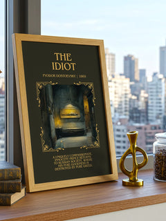 The Idiot Minimalist Book Poster by Fyodor Dostoevsky – image 3