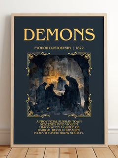 Demons Minimalist Book Poster by Fyodor Dostoevsky – image 2