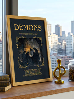 Demons Minimalist Book Poster by Fyodor Dostoevsky – image 3