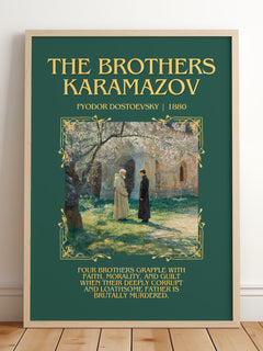 The Brothers Karamazov Minimalist Book Poster by Fyodor Dostoevsky – image 2