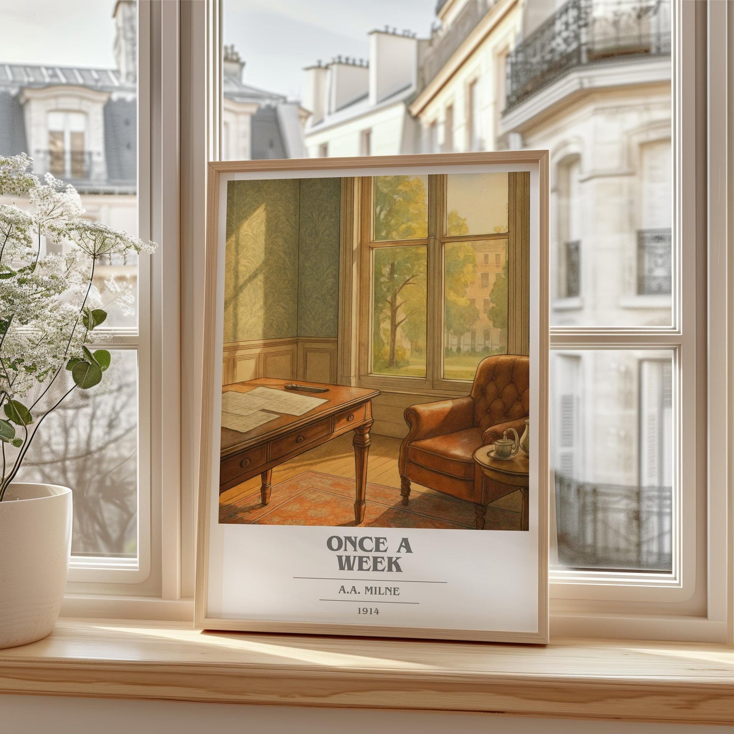 Once A Week Book Cover Poster by A.A. Milne