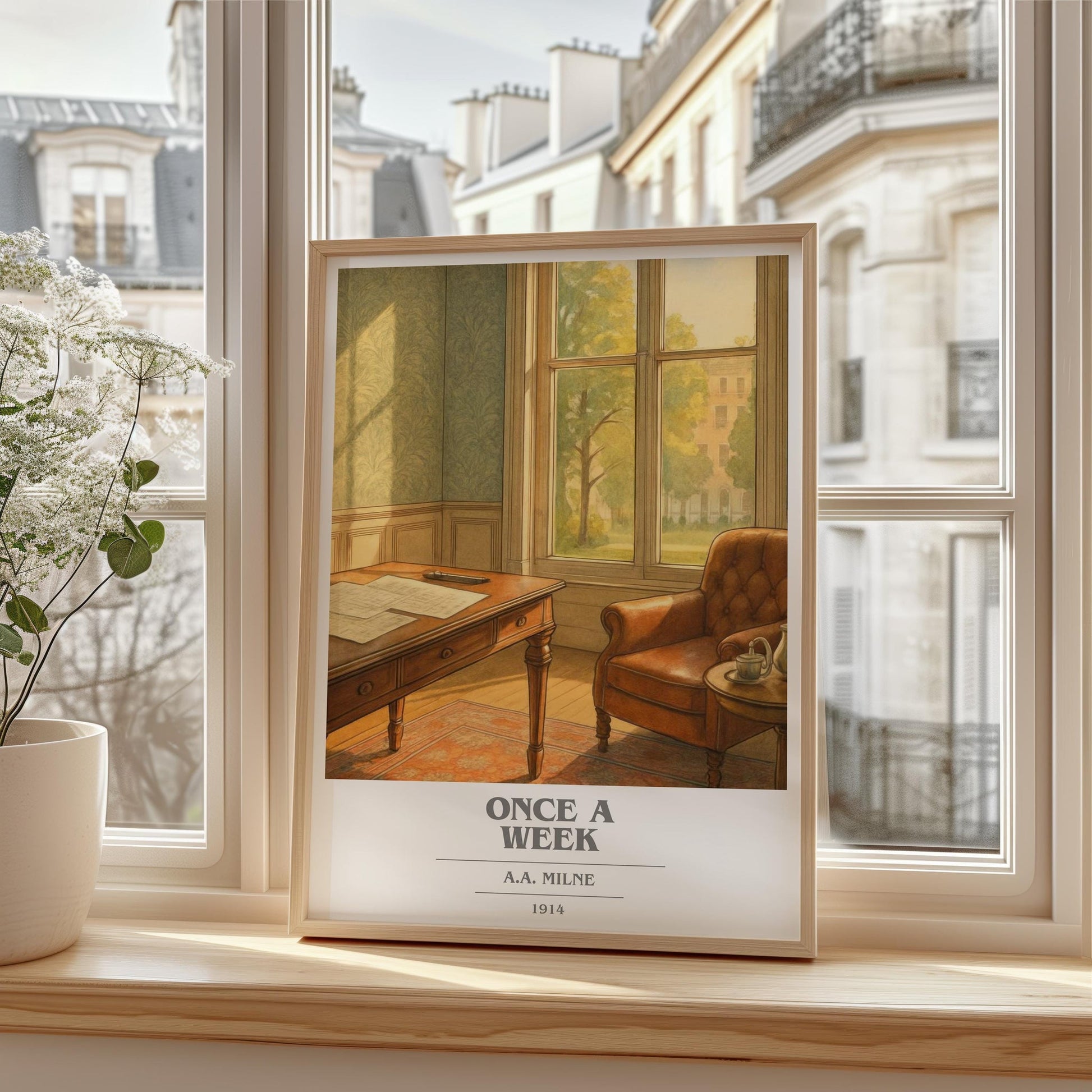 Once A Week Book Cover Poster by A.A. Milne