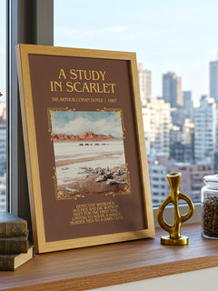 A Study In Scarlet Minimalist Book Poster by Sir Arthur Conan Doyle – image 3
