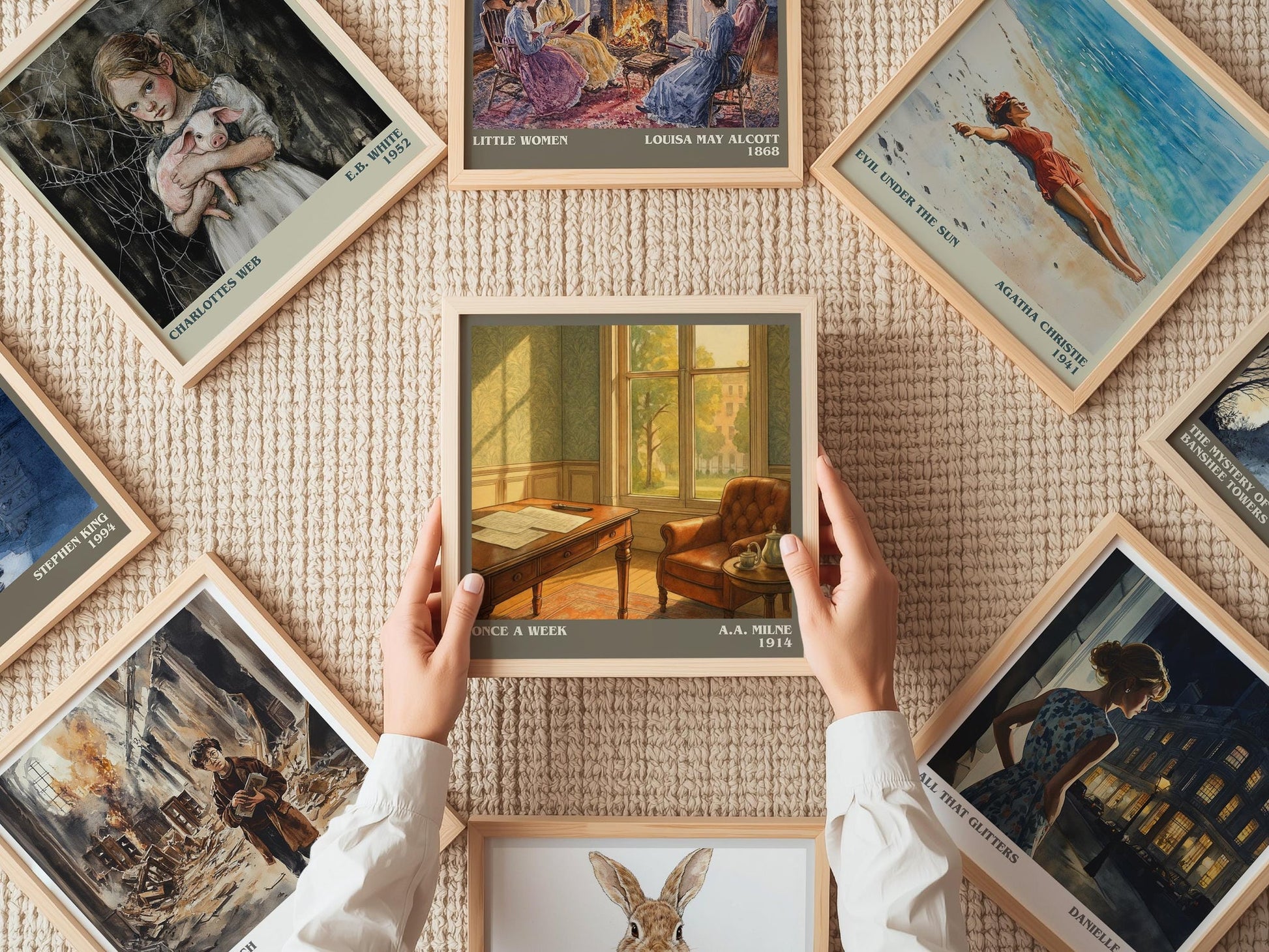 Once A Week Literary Art Print by A.A. Milne
