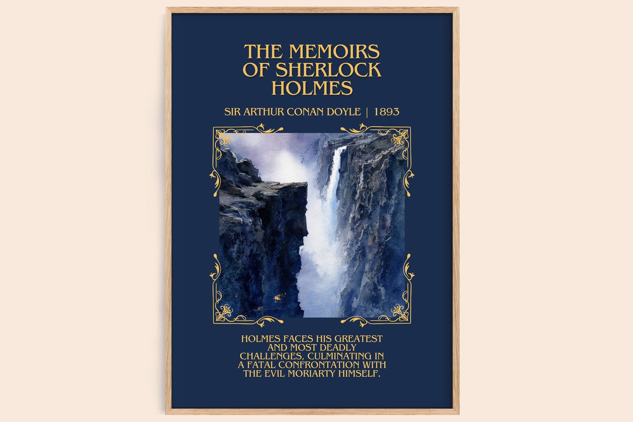 Memoirs Of Sherlock Holmes Minimalist Book Poster by S. Doyle
