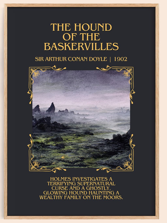 Hound Of The Baskervilles Minimalist Book Poster by S. Doyle