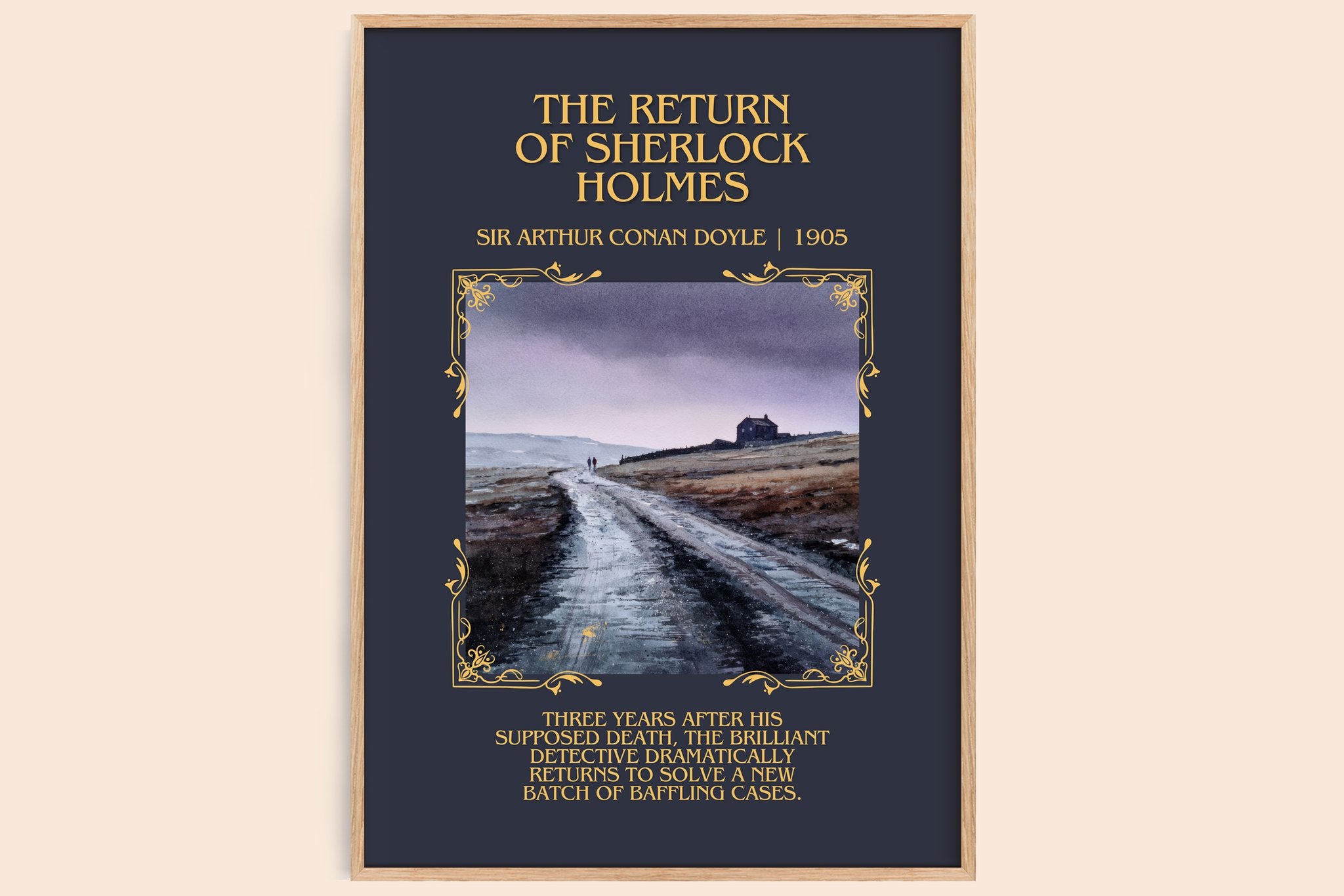 Return Of Sherlock Holmes Minimalist Book Poster by S. Doyle