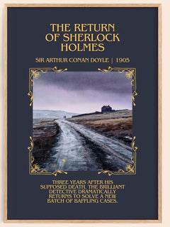 Return Of Sherlock Holmes Minimalist Book Poster by S. Doyle – image 1