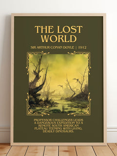 The Lost World Minimalist Book Poster by Sir Arthur Conan Doyle – image 2