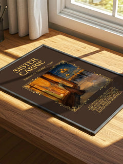 Sister Carrie Minimalist Book Poster by Theodore Dreiser – image 4