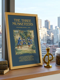 The Three Musketeers Minimalist Book Poster by Alexandre Dumas – image 3