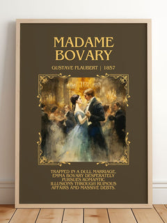 Madame Bovary Minimalist Book Poster by Gustave Flaubert – image 2