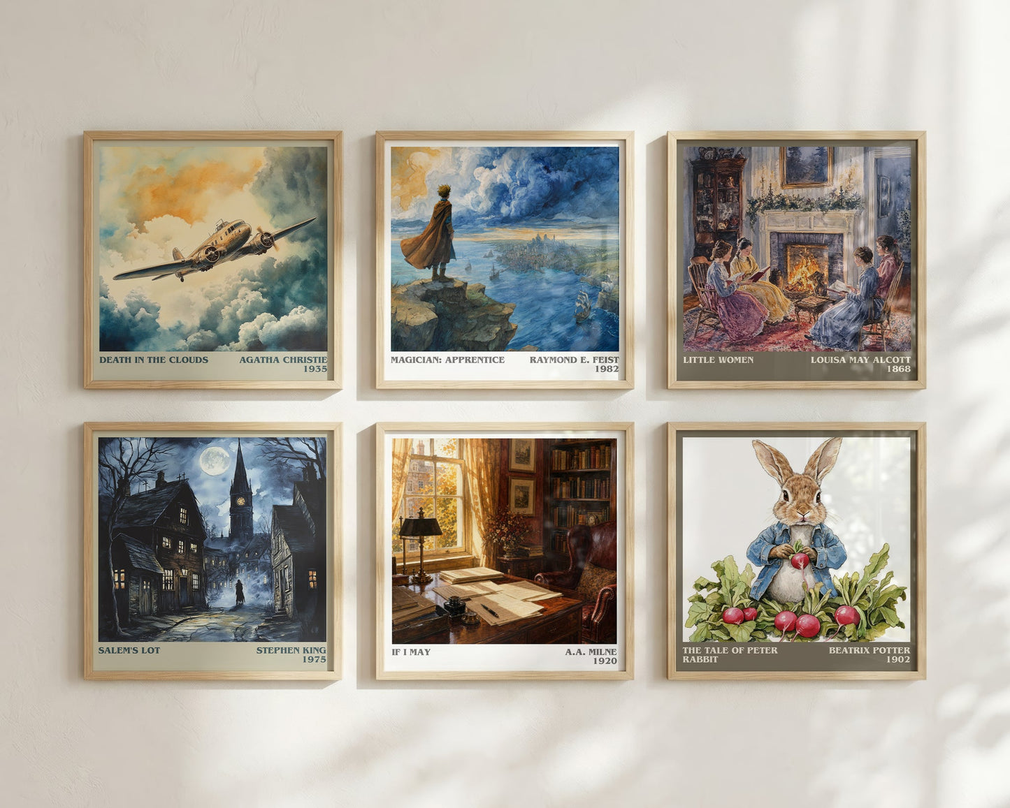 If I May literary print framed by window – literary home decor