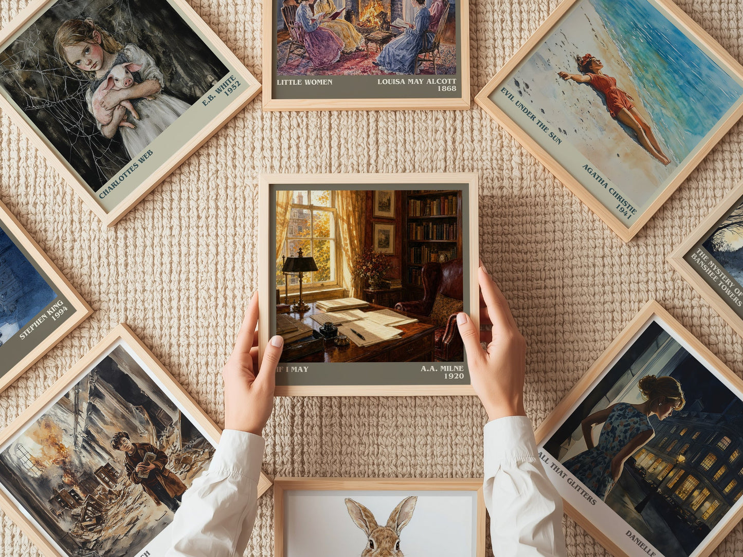 If I May literary book poster framed on wall – non fiction wall art