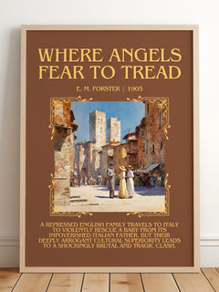 Where Angels Fear To Tread Minimalist Book Poster by E. M. Forster – image 2