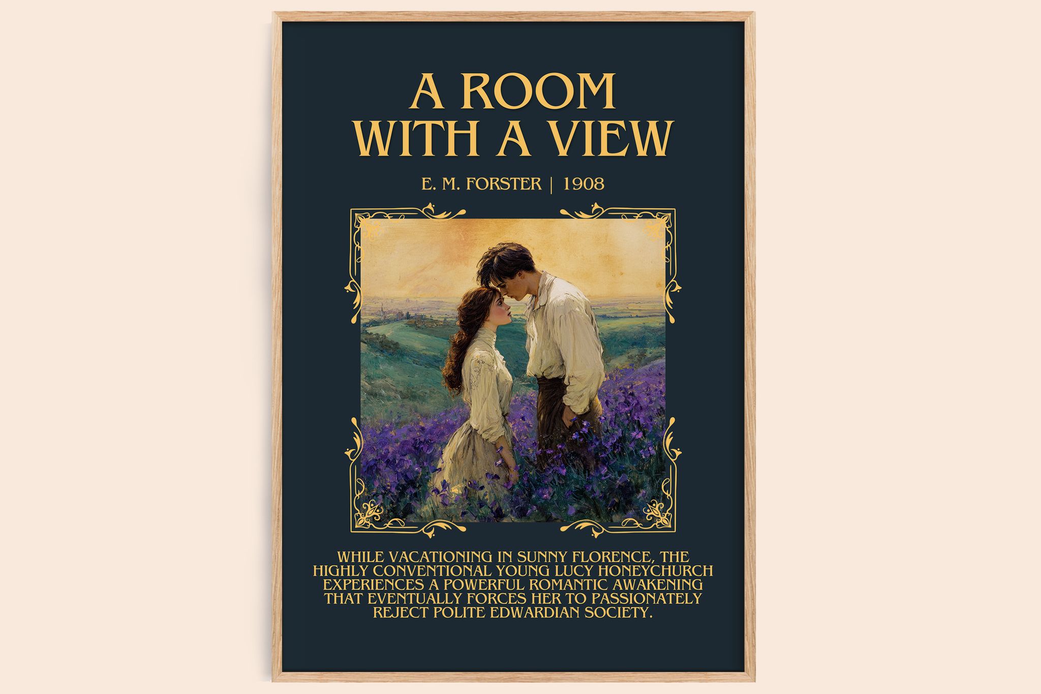 A Room With A View Minimalist Book Poster by E. M. Forster