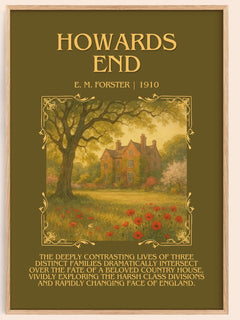 Howards End Minimalist Book Poster by E. M. Forster – image 1