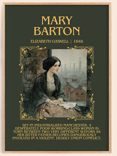 Mary Barton Minimalist Book Poster by Elizabeth Gaskell – image 1