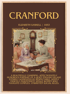 Cranford Minimalist Book Poster by Elizabeth Gaskell – image 1