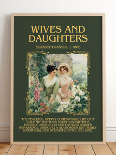 Wives And Daughters Minimalist Book Poster by Elizabeth Gaskell – image 2