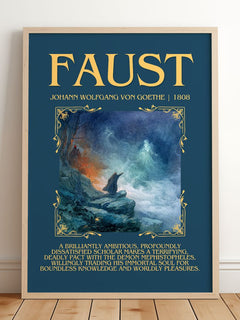 Faust Minimalist Book Poster by Johann Wolfgang Von Goethe – image 2