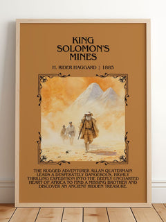 King Solomon'S Mines Minimalist Book Poster by H. Rider Haggard – image 2