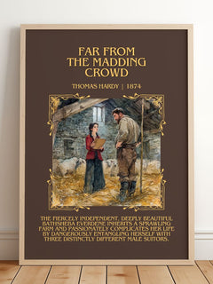 Far From The Madding Crowd Minimalist Book Poster by Thomas Hardy – image 2