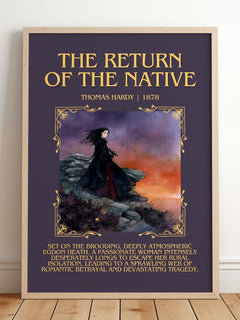 The Return Of The Native Minimalist Book Poster by Thomas Hardy – image 2