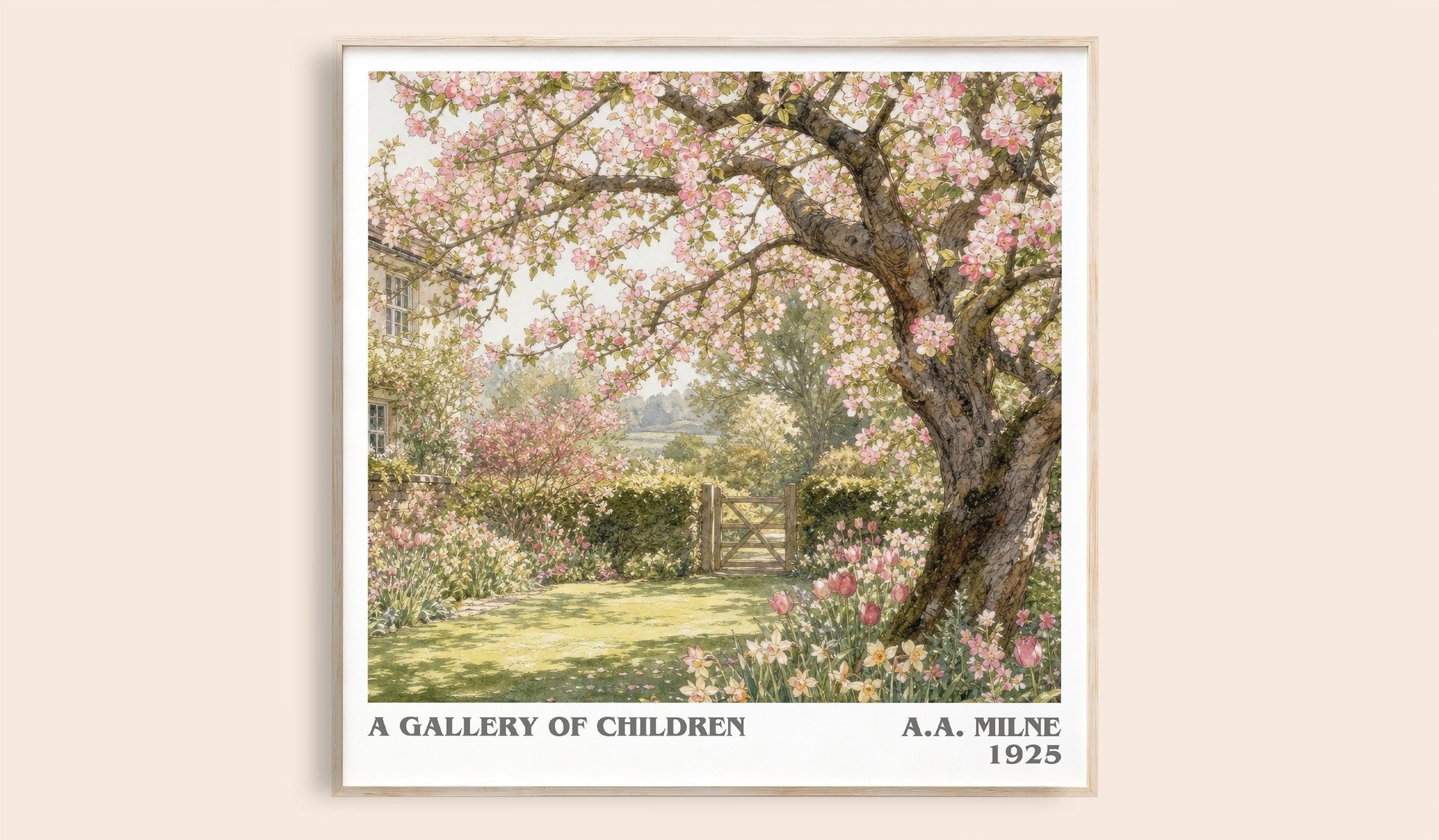 A Gallery Of Children Literary Art Print by A.A. Milne