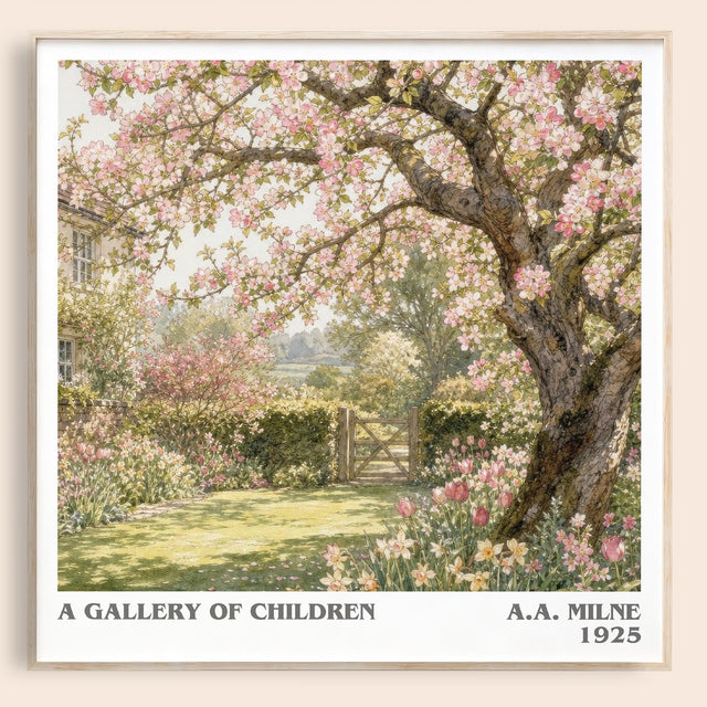 A Gallery Of Children Literary Art Print by A.A. Milne