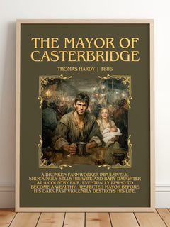 The Mayor Of Casterbridge Minimalist Book Poster by Thomas Hardy – image 2