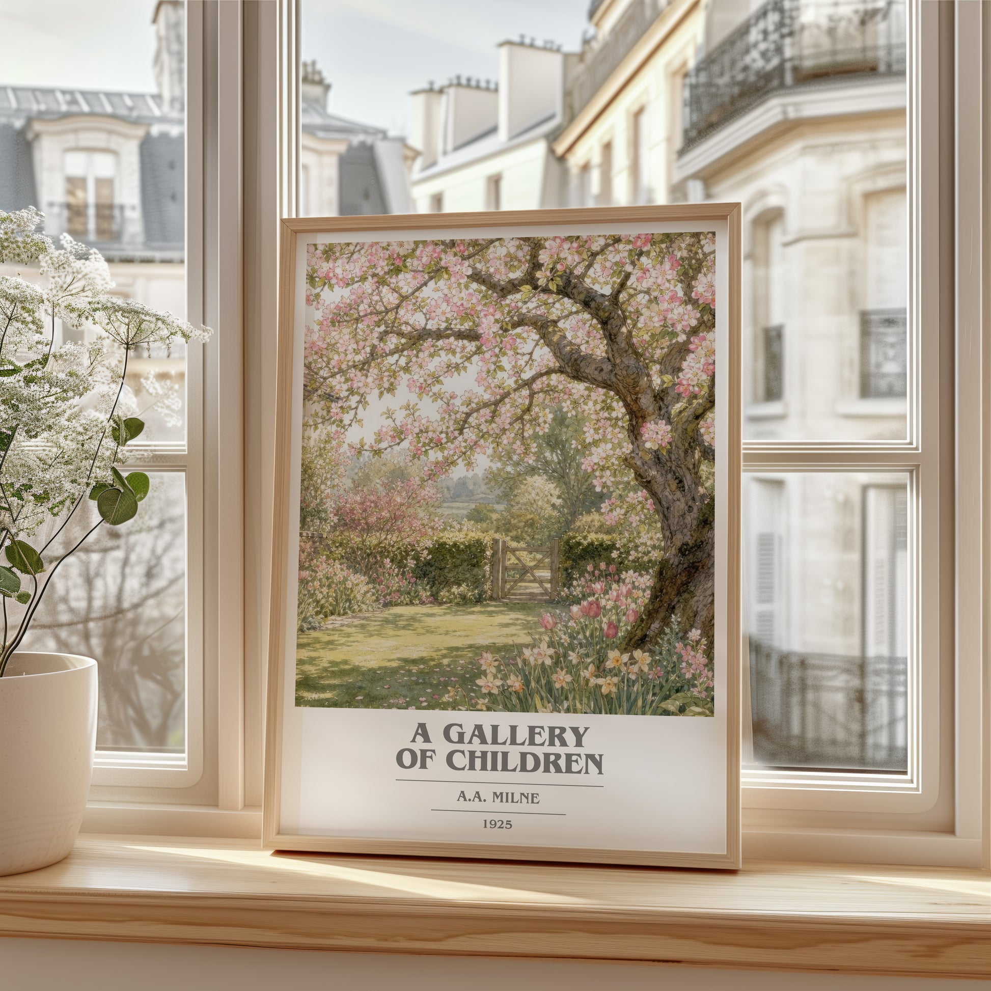 A Gallery Of Children book cover poster colour and style options – A.A. Milne book art