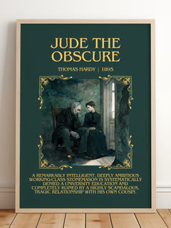 Jude The Obscure Minimalist Book Poster by Thomas Hardy – image 2