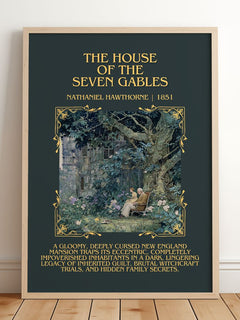 House Of The Seven Gables Minimalist Book Poster by N. Hawthorne – image 2